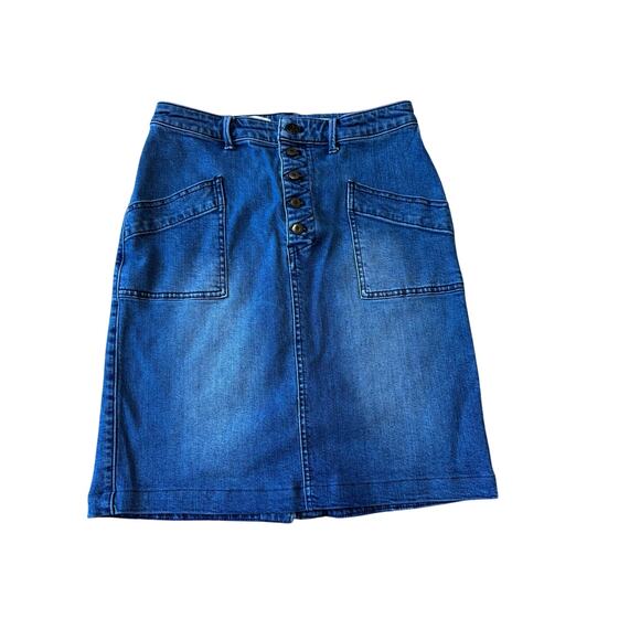 PILCRO & the Letterpress/Anthropologie Denim/Jean Skirt; size Women's 6 - Picture 1 of 10